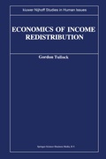 Cover: Economics of Income Redistribution - Springer