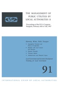 Cover: The Management of Public Utilities by Local Authorities II - Springer