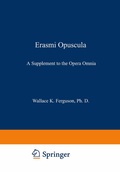 Cover: Erasmi Opuscula - Springer