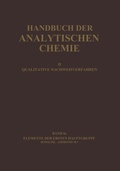 Cover: Elemente der Ersten Hauptgruppe Einschl. Ammonium - Springer