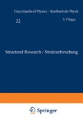 Cover: Structural Research / Strukturforschung - Springer