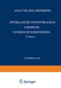 Cover: Analytik der Lebensmittel - Springer