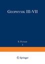 Cover: Geophysik III / Geophysics III - Springer