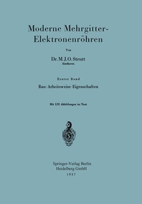 Enlarge image Cover: Moderne Mehrgitter-Elektronenröhren - Springer