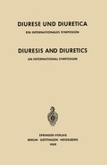 Cover: Diuresis and Diuretics / Diurese und Diuretica - Springer