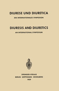 Abbildung von: Diuresis and Diuretics / Diurese und Diuretica - Springer