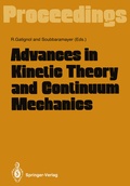 Cover: Advances in Kinetic Theory and Continuum Mechanics - Springer