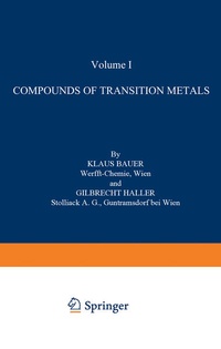 Enlarge image Cover: Compounds of Transition Metals - Springer