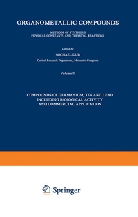 Enlarge image Cover: Compounds of Germanium, Tin and Lead Including Biological Activity and Commercial Application - Springer