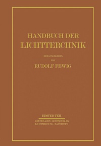 Enlarge image Cover: Handbuch der Lichttechnik - Springer