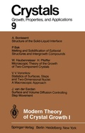 Cover: Modern Theory of Crystal Growth I - Springer