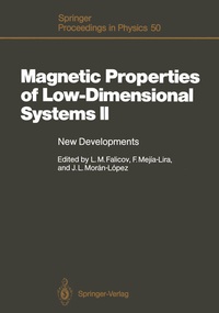 Abbildung von: Magnetic Properties of Low-Dimensional Systems II - Springer