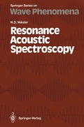 Cover: Resonance Acoustic Spectroscopy - Springer
