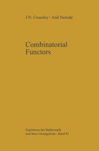 Enlarge image Cover: Combinatorial Functors - Springer