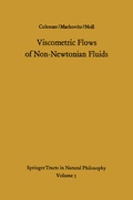 Cover: Viscometric Flows of Non-Newtonian Fluids - Springer