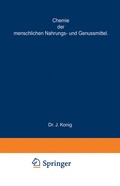 Cover: Chemische Zusammensetzung der menschlichen Nahrungs- und Genussmittel - Springer