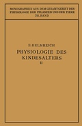 Cover: Physiologie des Kindesalters - Springer