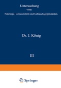 Cover: Untersuchung von Nahrungs-, Genussmitteln und Gebrauchsgegenst&auml;nden - Springer