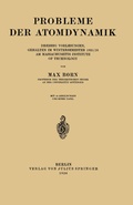 Cover: Probleme der Atomdynamik - Springer