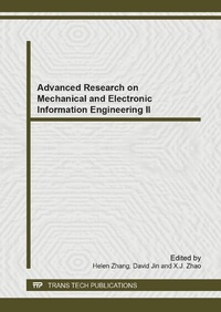 Enlarge image Cover: Advanced Research on Mechanical and Electronic Information Engineering II - Trans Tech Publications Ltd