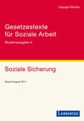 Cover: Gesetzestexte f&uuml;r Soziale Arbeit - Lambertus