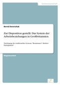 Cover: Zur Disposition gestellt - diplom.de