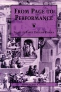 Cover: From Page to Performance - Michigan State University Press