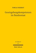 Cover: Gesetzgebungskompetenzen im Bundesstaat - Mohr Siebeck