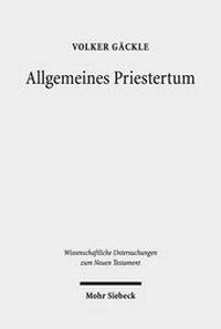 Abbildung von: Allgemeines Priestertum - Mohr Siebeck