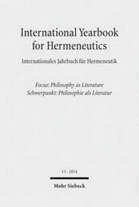 Abbildung von: International Yearbook for Hermeneutics / Internationales Jahrbuch für Hermeneutik - Mohr Siebeck