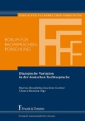 Cover: Diatopische Variation in der deutschen Rechtssprache - Frank & Timme
