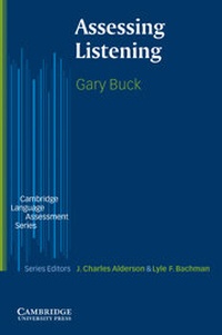 Enlarge image Cover: Assessing Listening - Cambridge University Press