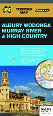 Abbildung von: Albury Wodonga Murray River & High Country Map 381 17th ed - UBD Gregory's