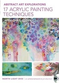 Cover: Abstract Art Explorations - 17 Acrylic Painting Techniques - North Light Books