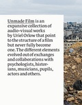 Cover: Unmade Film - edition fink