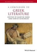 Cover: A Companion to Greek Literature - Wiley-Blackwell