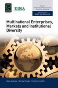 Enlarge image Cover: Multinational Enterprises, Markets and Institutional Diversity - Emerald Publishing Limited