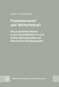 Abbildung von: Prophetenmantel oder Bücherfutteral? - Evangelische Verlagsanstalt