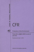 Bild: Code of Federal Regulations, Title 40, Protection of Environment, PT. 52 (Section 52.2020 to End), Revised as of July 1, 2014 - Government Printing Office