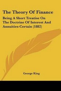 Abbildung von: The Theory Of Finance - Kessinger Publishing