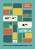Cover: "they Say / I Say" - W. W. Norton & Company