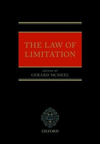 Abbildung von: The Law of Limitation - Oxford University Press