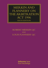Abbildung von: Merkin and Flannery on the Arbitration Act 1996 - CRC Press
