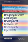 Cover: Designing Research on Bilingual Development - Springer