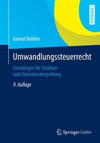 Abbildung von: Umwandlungssteuerrecht - Springer Gabler