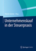 Cover: Unternehmenskauf in der Steuerpraxis - Springer Gabler