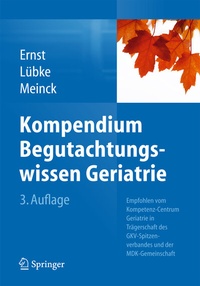 Abbildung von: Kompendium Begutachtungswissen Geriatrie - Springer