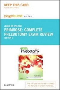 Enlarge image Cover: Complete Phlebotomy Exam Review - Elsevier eBook on Intel Education Study + Evolve (Retail Access Cards) - Saunders