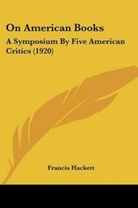 Enlarge image Cover: On American Books - Kessinger Publishing