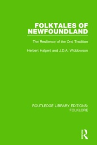 Enlarge image Cover: Folktales of Newfoundland (RLE Folklore) - Routledge